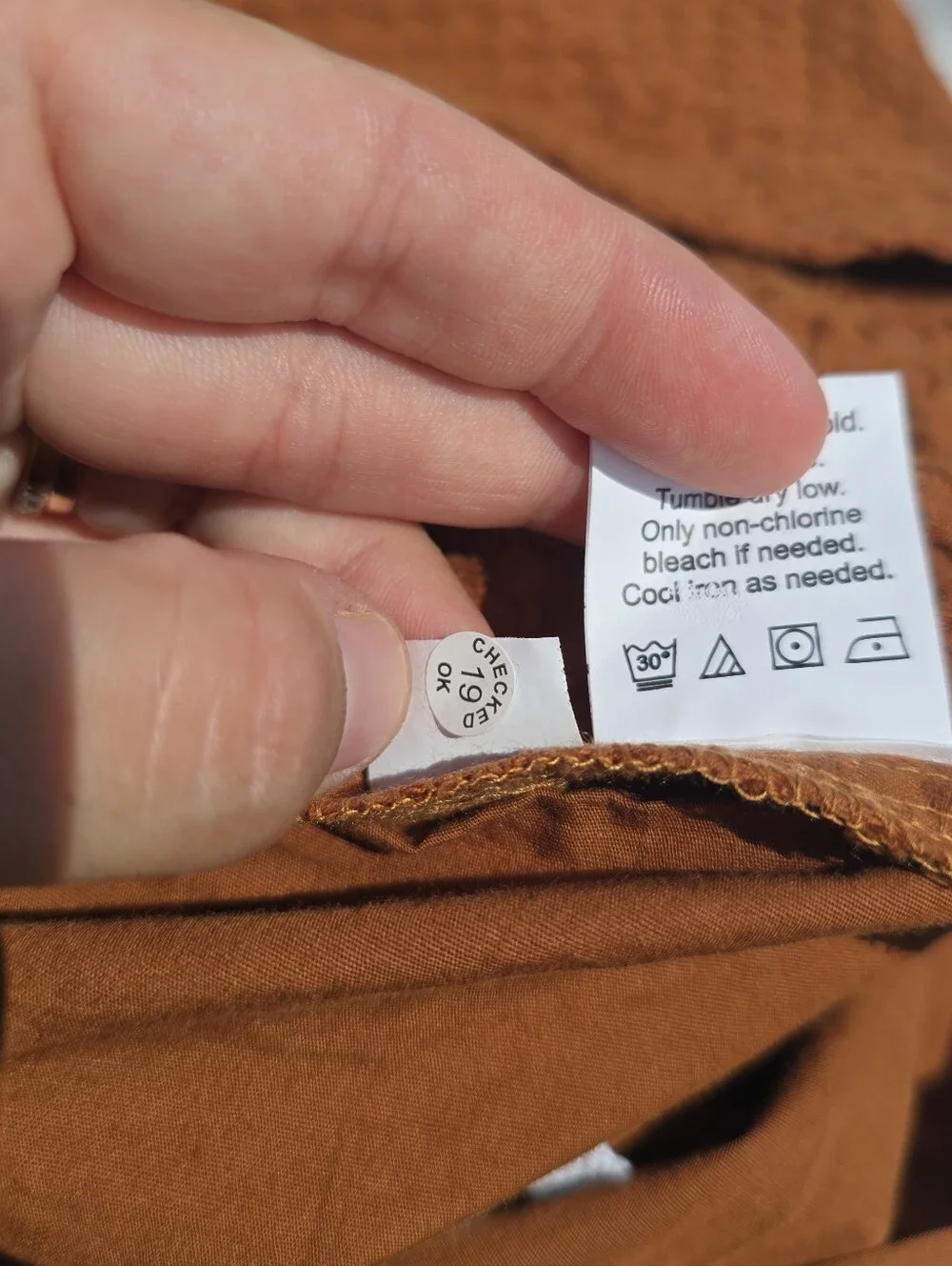 Quince FULL / QUEEN Organic Luxe Honeycomb Duvet Cover SHAMS Terracotta